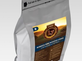 Cà phê hạt rang nguyên chất Robusta - 250g